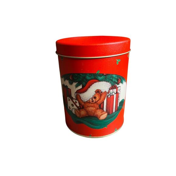 House of Lloyd Christmas Around The World Nesting Tin Peek a Boo Teddy Bear (2) - Picture 5 of 9